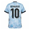 Fotbollskläder Portugal Bernardo 10 Bortatröja EM 2024 - Kortärmad